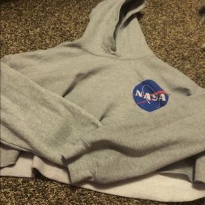 An NASA sweatshirt